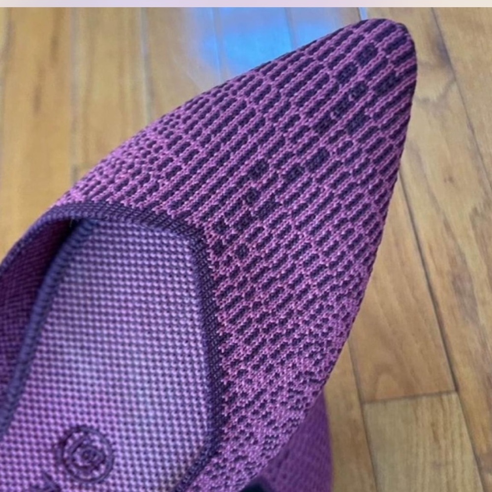 Rothy's Fig Python Retired The Point Flat 7.5 - image 2